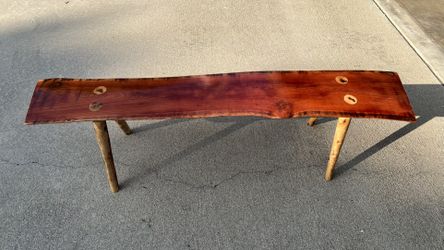 Beautiful Handcrafted Wooden Bench