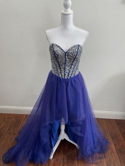 Royal Blue With Diamonds 