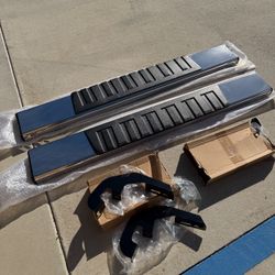 Running Boards Side Steps 2007-2018 Chevy Silverado Regular Cab 6" 