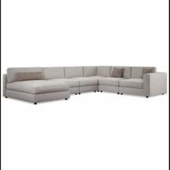 5 Piece Sectional Couch - Macys Like New