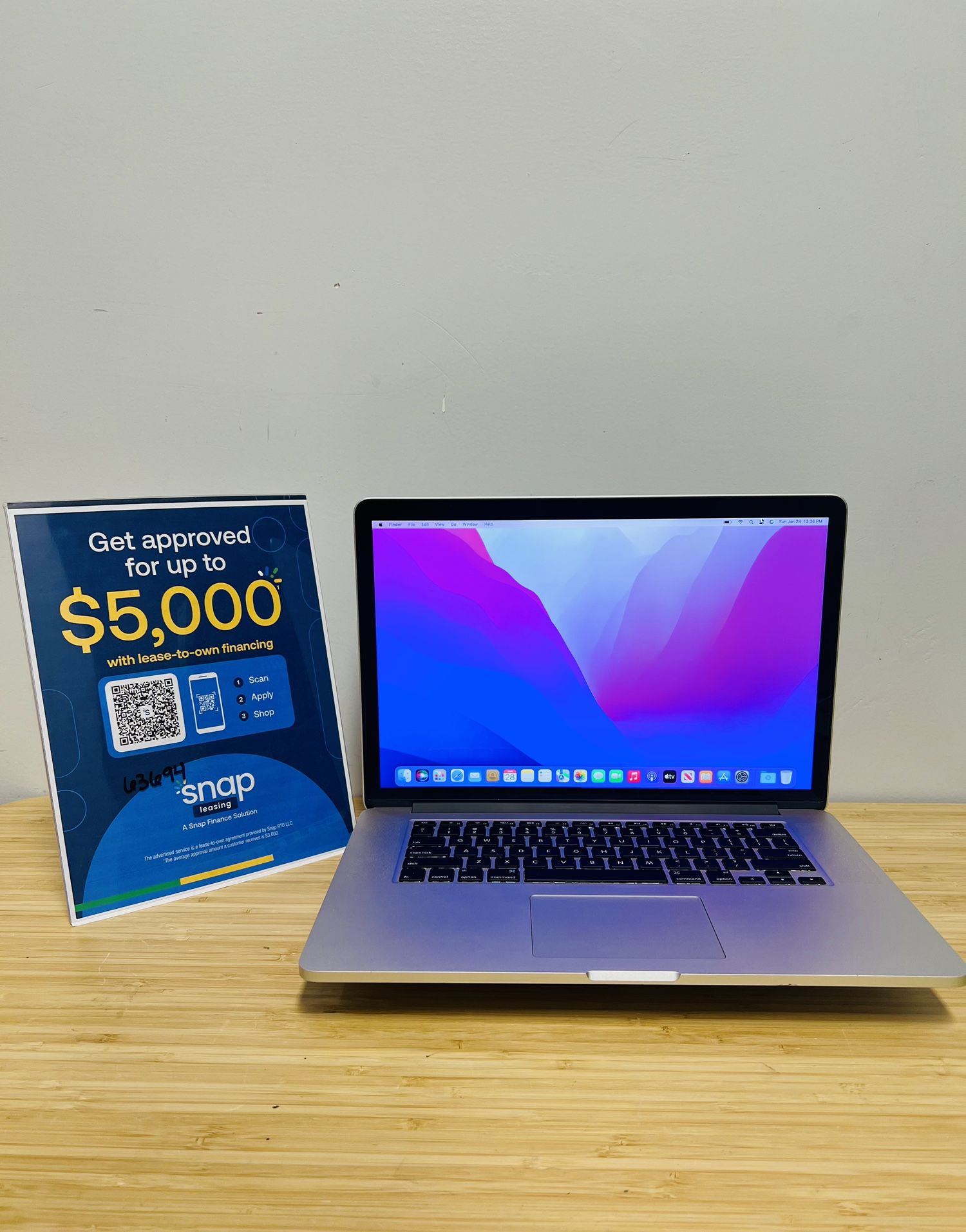 🍎Apple MacBook Pro 15”  laptop 🖥️Core i7 ✔️16GB Ram 🔥Warranty Included ✅ finance available $0 down 💰