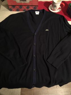 Lacoste cardigan size 9 (XXXL)