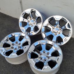 20" Dodge Ram 1500 OEM rims/wheels chrome clad