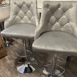 Gray Stylish Barstool 