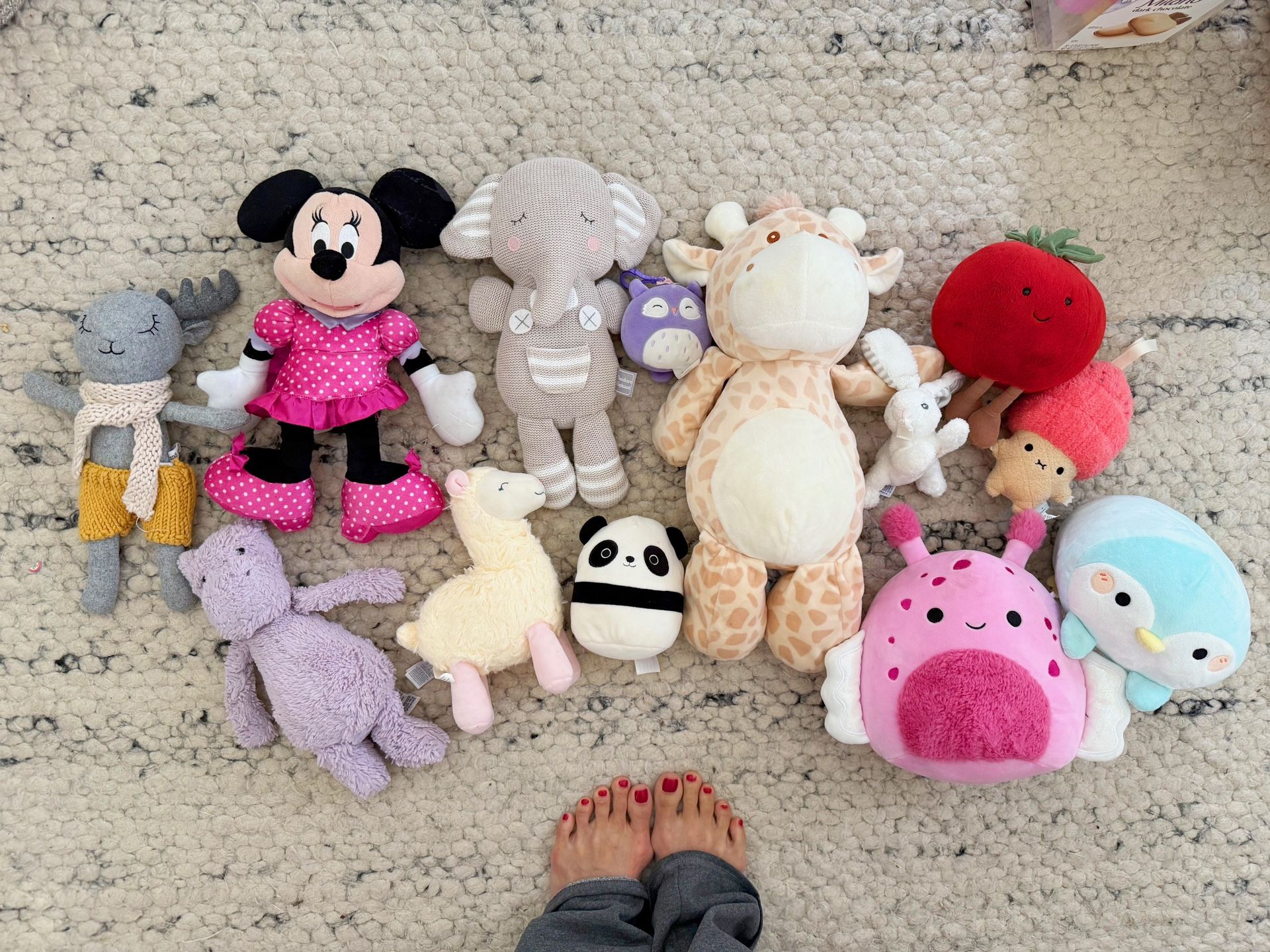 Stuffed animals (incl Jellycat and Squishmallow)