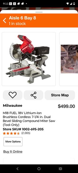 Milwaukee M18 FUEL 7-1/4 in. Dual Bevel Sliding Compound Miter Saw