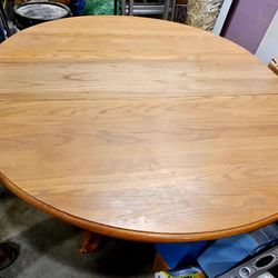 Dining Room Table Solid With Four Chairs 