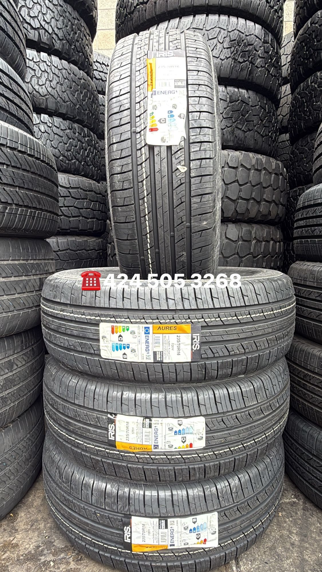 Nuevas: 235/70R16 Marca Iris Garantía 50,000 Millas