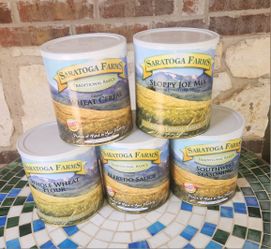 Saratoga Farms Survival Food Variety, 5 Cans, Camping, RV