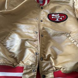 49er’s Late 1980’s Or Early 1990’s PRO LINE NFL STARTER Jacket.  Make Me An Offer 
