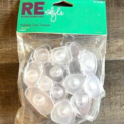 New Clear Pebble Bath Safety Treads
