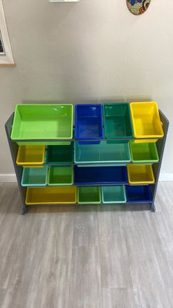 Toy Box w/Bins