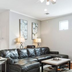  Couch - 3 Peice Sectional WITH 2 CHAISES- Leather