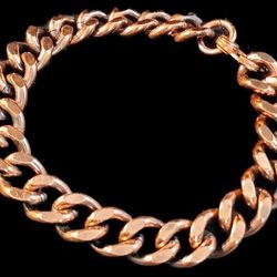  Copper Chain Link 8inch Bracelet Solid Copper