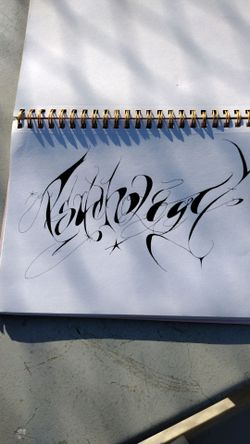 Freehand Art by Schizophrenia patient.