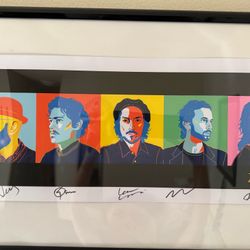 ZOE Band Signed Poster 