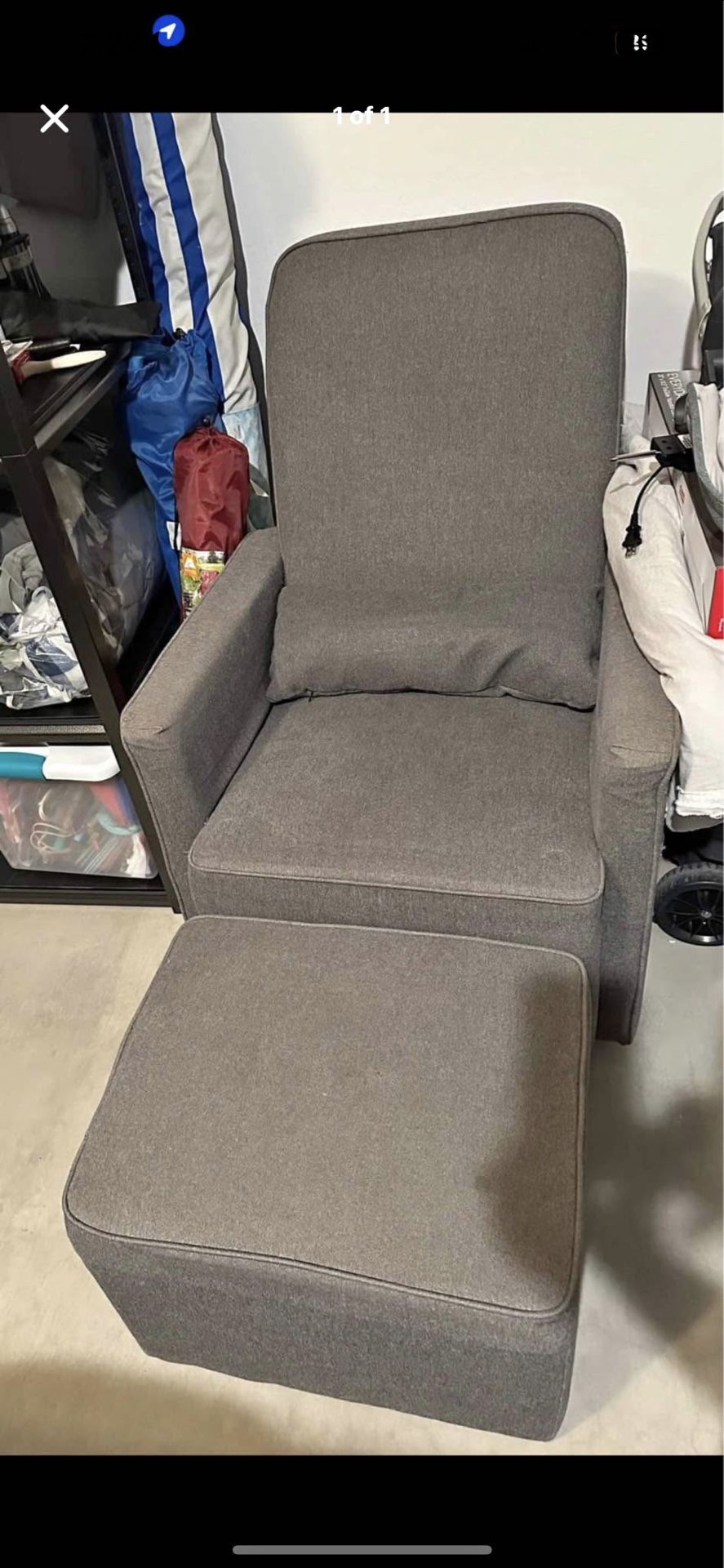 Nursery Chair Gray