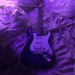 blue Electric Guitar 
