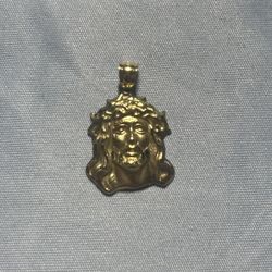 14k Jesus Piece Pendant 