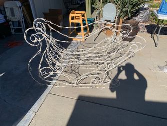 Santa Sled with lights