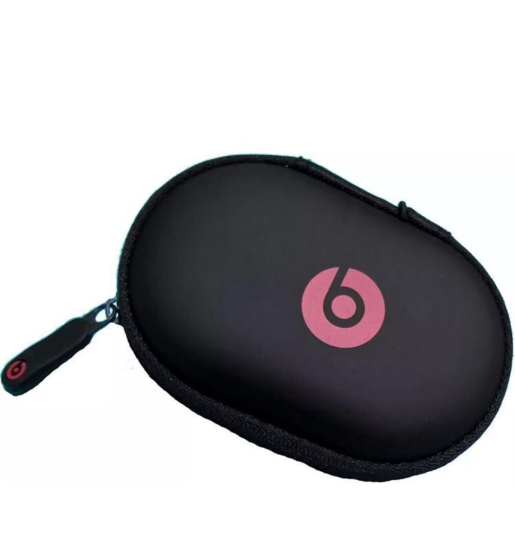 Black Hard Case for Beats - Headphone Case - Powerbeats 3/2/1, BeatsX, UrBeats, Tour, iBeats. Earbuds Case
