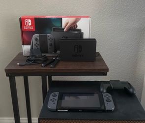 Nintendo switch with dock and box
