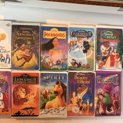 Disney VHS lot