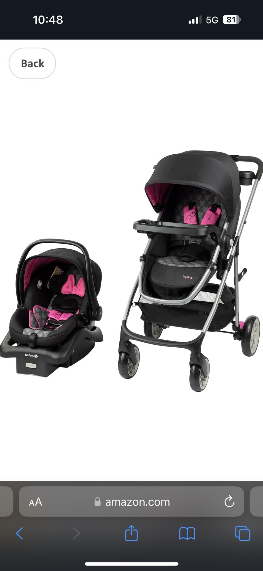 Baby Car Seat + Stroller