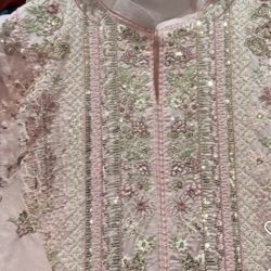 Formal Soft Kadder Lawn Fully Sequin Work 3 Piece Dress Brand New