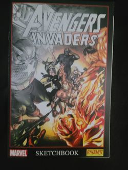 Avengers / Invaders Sketchbook (2008) – Marvel/Dynamite