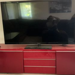 $60 TV Red Cabinet $50 TV