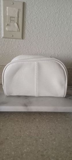 White Makeup Bag