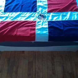A Real Dominican Republic Flag 
