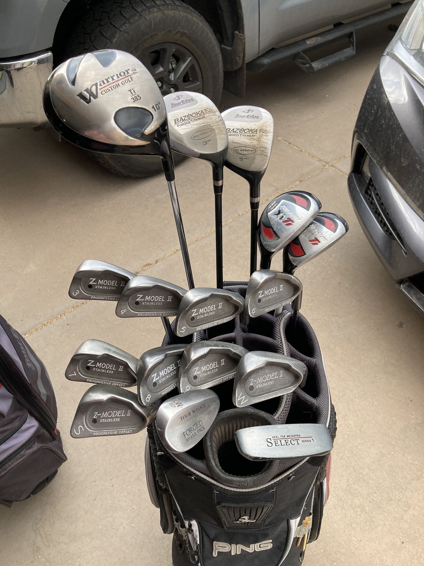 COMPLETE GOLF CLUB STARTER SET IRONS WOODS DRIVER HYBRIDS WEDGES PUTTER