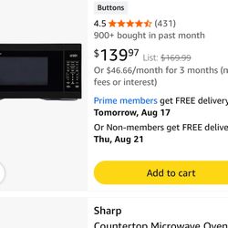 Brand New Sharp Microwave 