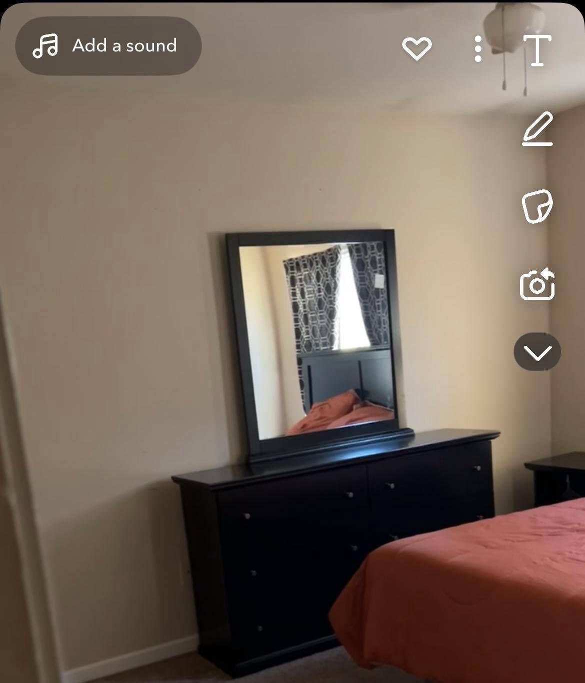 Dresser W/mirror & Love Seat And sofa
