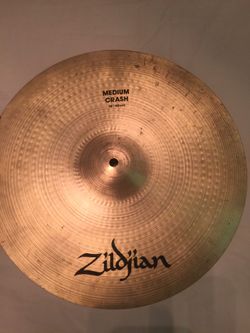 Zildjian A Professional Medium Crash Cymbal for Drum Set!!