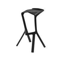 Modern Plastic Black Barstool $15 Ea.