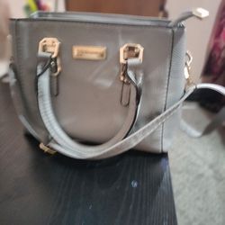 Gray Handbag