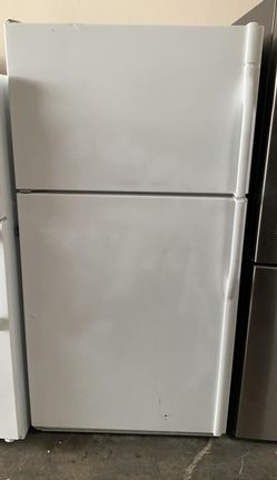 GE  Top Mount White Fridge
