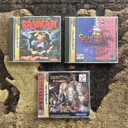 Japanese Sega Saturn Import Videogames 