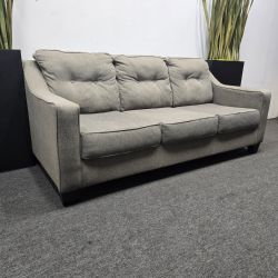 Clean Gray Ashley's Furniture 80" Sofa Couch - Can Deliver!