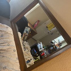 Antique Mirror Wooden 