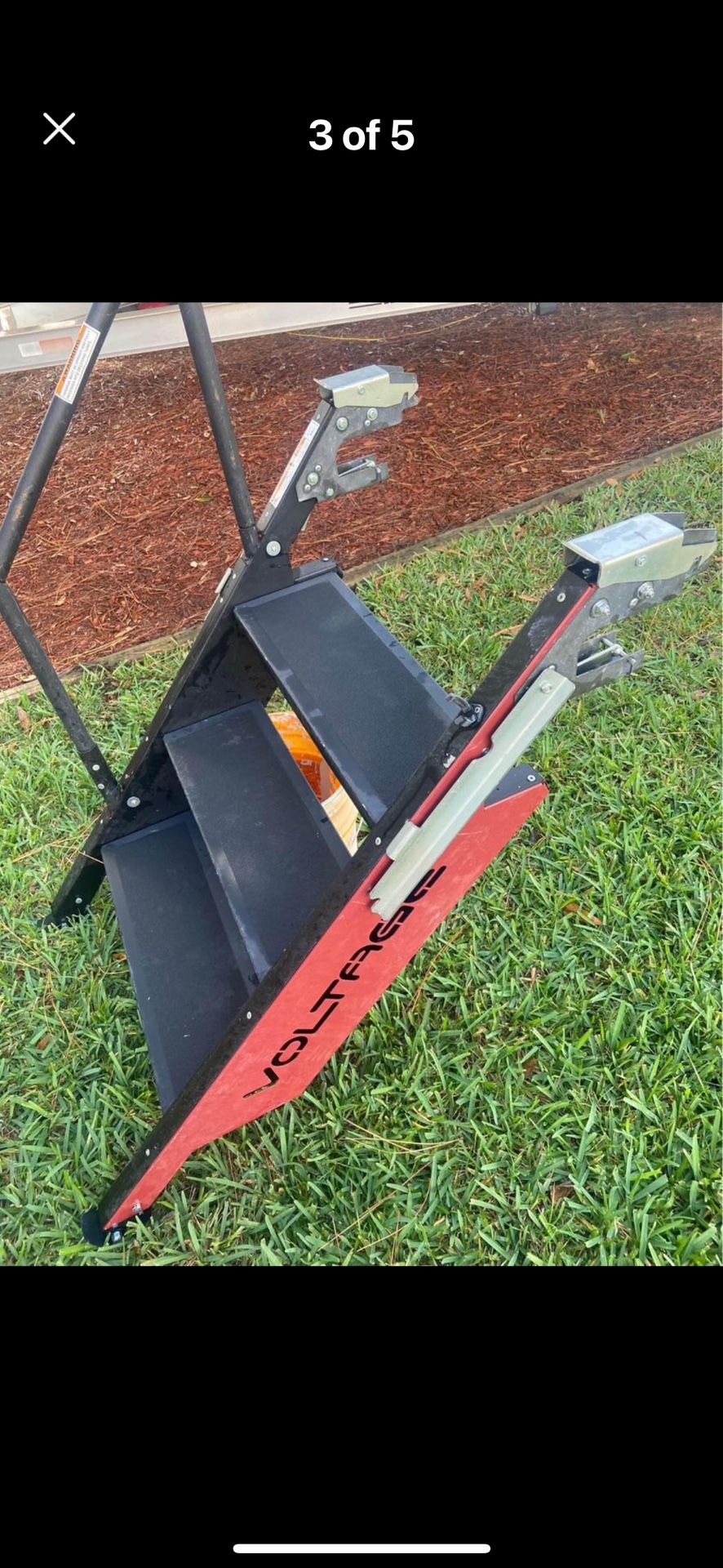 RV - Toy Hauler Patio Steps