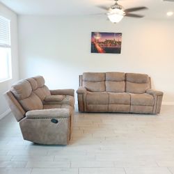 Sofa Love Recliner Set 