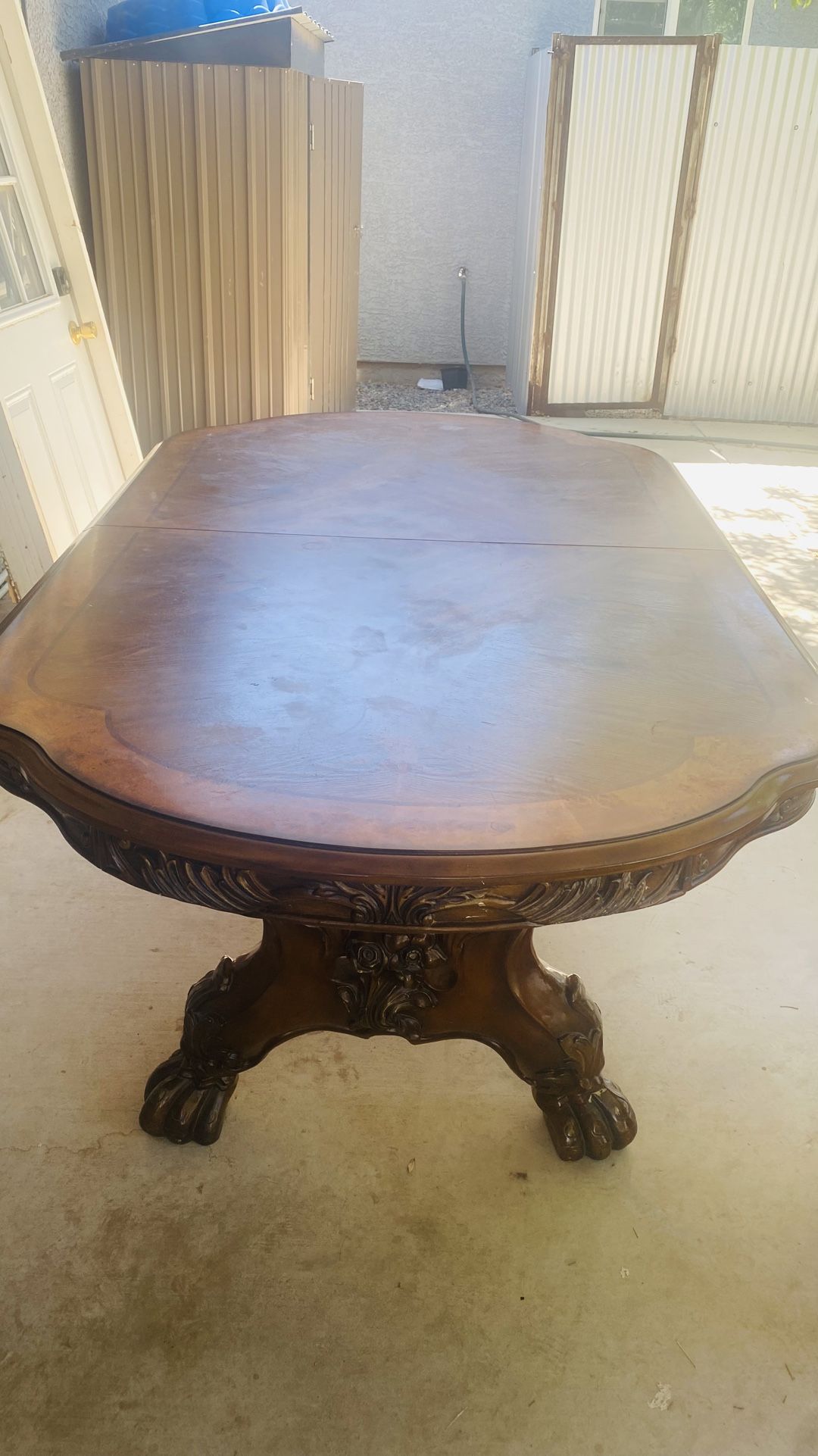 Fancy Dining Table And 4 Chairs
