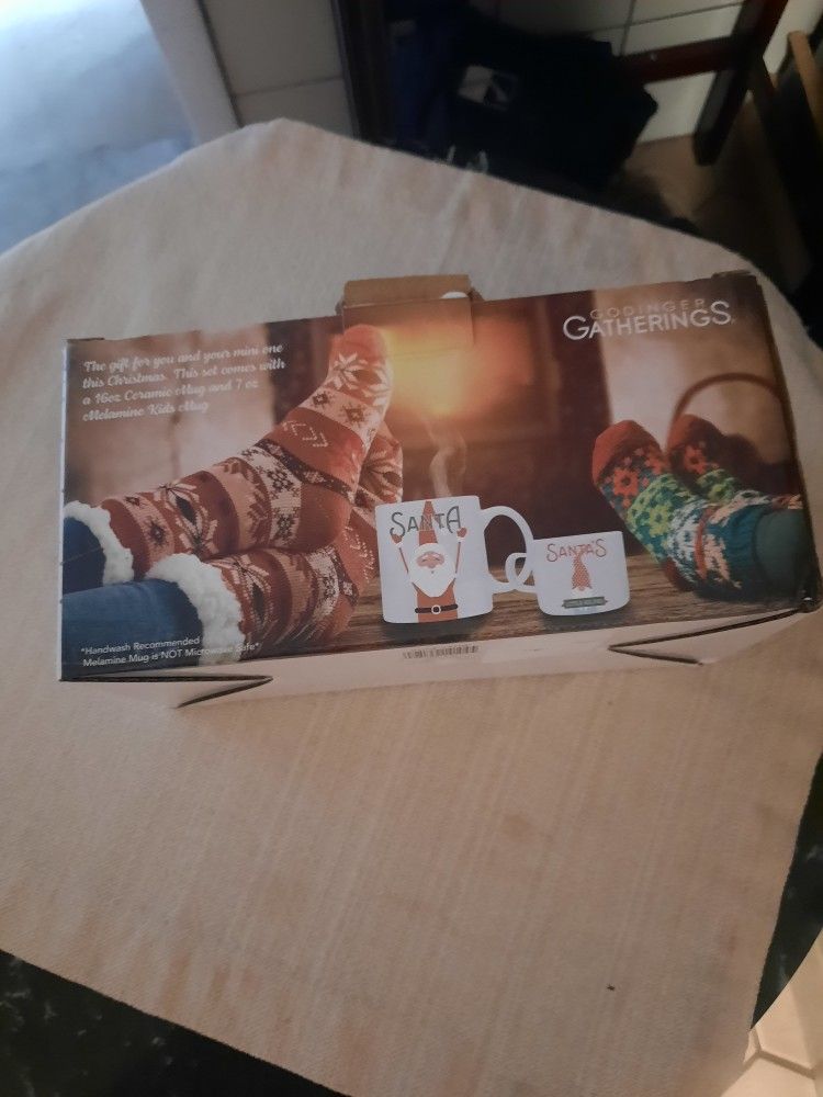 Godinger Gatherings Santa Cups