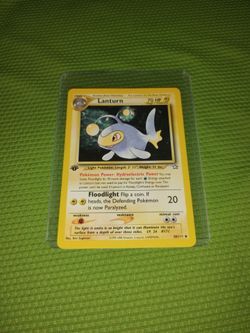 Mint 2000 Pokemon - Lanturn Game Card - 38/111