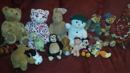 Stuffed animals & toys. Great condition. $0.50-$3 each.