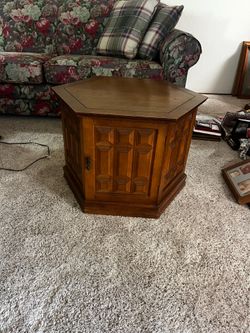 Fun and Funky Hexagon solid wood table